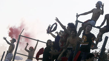 Feiern, als w&auml;re man der Sieger: Al-Ahlawy-Fans
