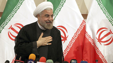 Hassan Rohani am Freitag in Teheran