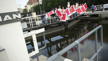 Gro&amp;szlig;e Bereitschaft, den Kampf fortzusetzen: Arbeitsnie...