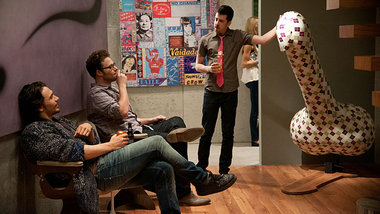 Letzte Menschen als &raquo;sie selbst&laquo; (v.l.n.r.: James Fr...