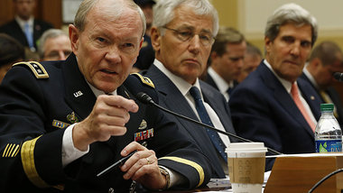 Mobilmachung: US-Generalstabschef Martin Dempsey, Verteidigungsm... Mobilmachung: US-Generalstabschef Martin Dempsey, Verteidigungsm...