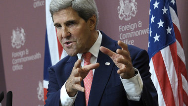 US-Au&szlig;enminister John Kerry am Montag in London