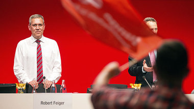 Unter der Fahne von Altbew&auml;hrtem: Robert Feiger, neuer Bund...