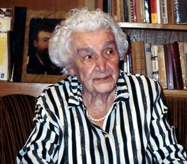 Mit 100 immer noch voller Kampfgeist: Lina Haag
