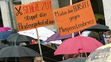 Mieterdemonstration in der Münchner Innenstadt am 29. Juni 2013