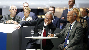 VW-Aufsichtsratschef Ferdinand Pi&euml;ch (rechts) und Vorstands...