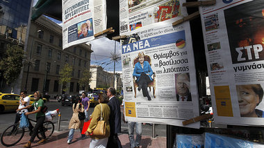 &raquo;K&ouml;nigin des Spardiktats&laquo;: Die griechische Ta N...