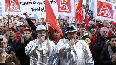 Warnstreik bei &raquo;Thyssen Krupp Nirosta&laquo;: Bochums Stah...
