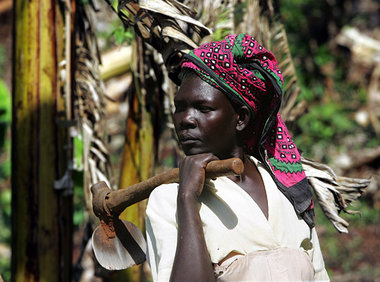 Neue Entwicklungsstrategien für Afrika gesucht – Bäuerin im West...