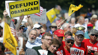 Fundamentalisten: Anh&auml;nger der &raquo;Tea Party&laquo; demo...