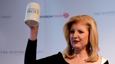 Arianna Huffington: Ein Prosit, ein Prosit der Beliebigkeit …