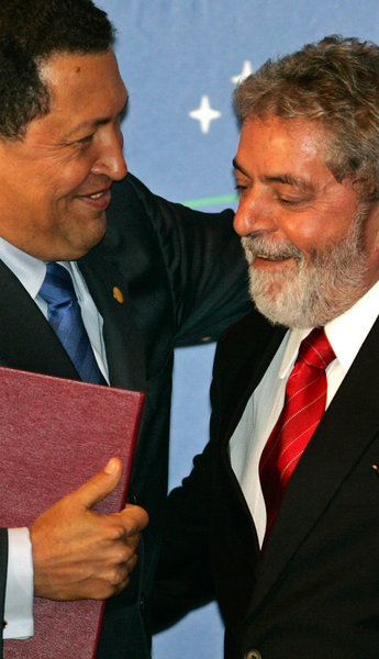 Ohne Streit: Chávez und »Lula«