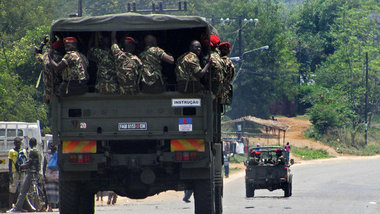 Mosambikanisches Militär wird am Dienstag nach Sadjundjira ... Mosambikanisches Militär wird am Dienstag nach Sadjundjira ...