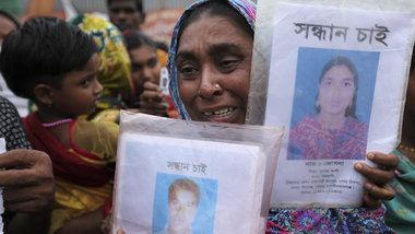 Offene Wunde: Hinterbliebende der Opfer des Rana-Plaza-Einsturze...