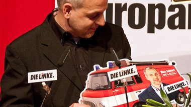 Rico Gebhardt, Spitzenkandidat der sächsischen Linken zur L... Rico Gebhardt, Spitzenkandidat der sächsischen Linken zur L...