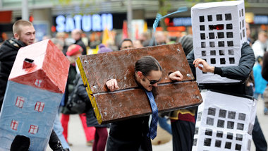Hamburger Demo gegen &raquo;Mietenwahnsinn&laquo; am 11. Novembe...