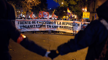 Demonstration gegen Faschismus und Repression am Samstag in Madr...