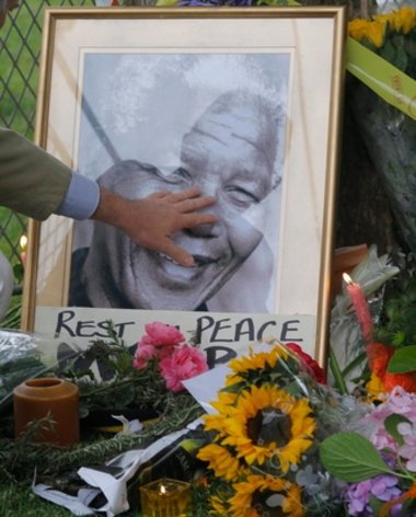 Trauer um Nelson Mandela in Südafrika