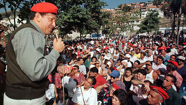 Gefeierter Comandante: Hugo Chávez gewann die Massen f&uu... Gefeierter Comandante: Hugo Chávez gewann die Massen f&uu...
