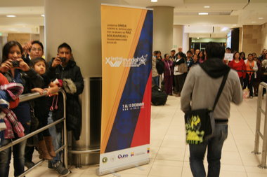 Am Flughafen von Quito