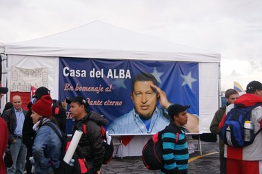Casa ALBA auf dem Festivalgelände