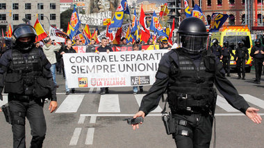 Nicht &raquo;Spanien marschiert&laquo;, nur Spaniens Neofaschist...
