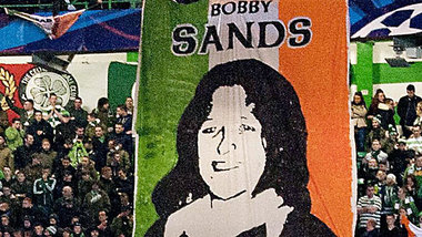 Sein Konterfei will die UEFA nicht im Stadion dulden: Bobby Sand... Sein Konterfei will die UEFA nicht im Stadion dulden: Bobby Sand...