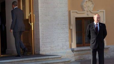 Putin und Obama beim G-20-Gipfel Anfang September in St. Petersb...