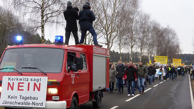 850 Menschen aus ganz Brandenburg und Polen gingen am Sonntag in...