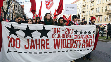 Nein zum Krieg: Luxemburg-Liebknecht-Demonstration am Sonntag in