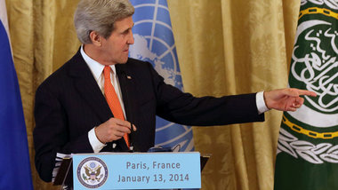 US-Außenminister John Kerry am Montag in Paris