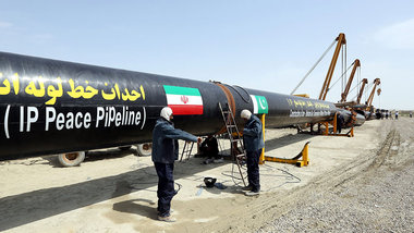 Er&ouml;ffnung der Arbeiten f&uuml;r eine Pipeline zwischen Iran...
