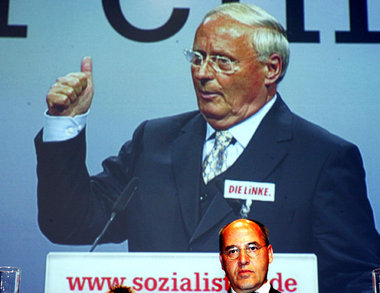 Die Vorsitzenden der Bundestagsfraktion Die Linke, Gregor Gysi (...