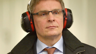 Berlins Polizeipräsident Kandt (hier bei einer Schieß... Berlins Polizeipräsident Kandt (hier bei einer Schieß...