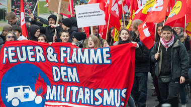 Jugendblock auf der Gegendemonstration zur &raquo;M&uuml;nchner ...