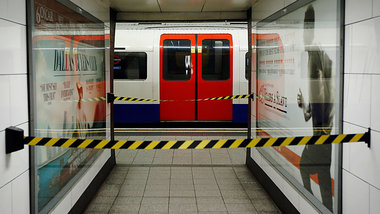 Menschen nur noch auf Postern: Die Haltestelle Oxford Circus zur... Menschen nur noch auf Postern: Die Haltestelle Oxford Circus zur...