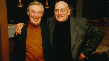 Werner Mittenzwei (l.) und Manfred Wekwerth 2004