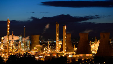 Raffinerie Grangemouth/Schottland: Öl- und Gasförderun... Raffinerie Grangemouth/Schottland: Öl- und Gasförderun...