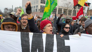 Breite Solidarit&auml;tsbewegung: Erneut gingen am Samstag Tause...