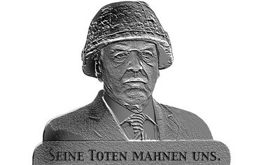 Der erste Entwurf für eine Gedenkstätte zu Ehren gefallener Bund... Der erste Entwurf für eine Gedenkstätte zu Ehren gefallener Bund...