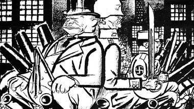 George Grosz, 1924: Das Bündnis von Monopolbourgeoisie, Reichswe... George Grosz, 1924: Das Bündnis von Monopolbourgeoisie, Reichswe...