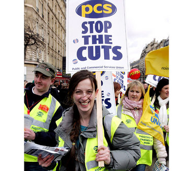 Internationale Solidarität: Britische Gewerkschafter am Donnerst... Internationale Solidarität: Britische Gewerkschafter am Donnerst...