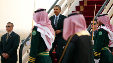 US-Präsident Barack Obama am Freitag bei seiner Ankunft in ... US-Präsident Barack Obama am Freitag bei seiner Ankunft in ...