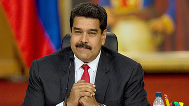 Venezuelas Präsident Nicolás Maduro am Donnerstag in... Venezuelas Präsident Nicolás Maduro am Donnerstag in...