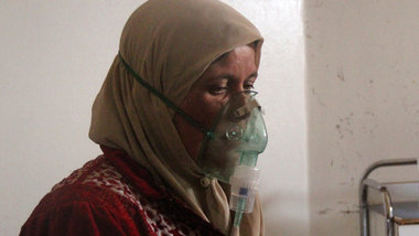 Bilder aus dem Krankenhaus von Kafar Sita sollen einen Gasangrif... Bilder aus dem Krankenhaus von Kafar Sita sollen einen Gasangrif...