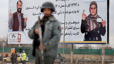 Massive Sicherheitsma&szlig;nahmen begleiteten die afghanischen ...