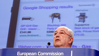 EU-Wettbewerbskommissar Joaqu&iacute;n Almunia spricht im Februa...