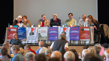 Internationales Podium: Cornelia Kerth, Anita Baudouin, Kees van... Internationales Podium: Cornelia Kerth, Anita Baudouin, Kees van...