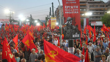 KKE-Kundgebung in Athen 2012
