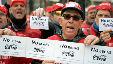 Beschäftigte von Coca Cola rufen im Februar in Madrid zum B... Beschäftigte von Coca Cola rufen im Februar in Madrid zum B...